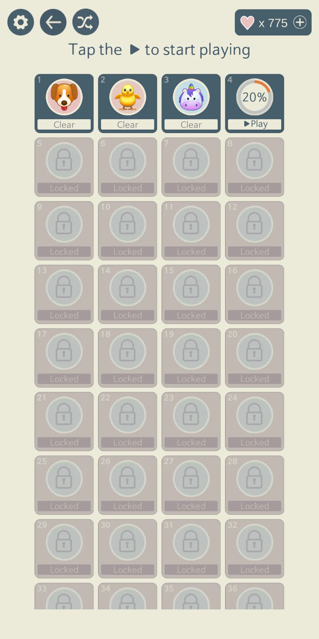 Korean Word Search Puzzle screenshot